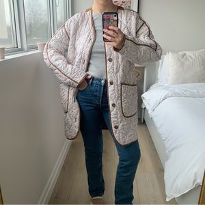 Floral Quilted Jacket (Reversible)